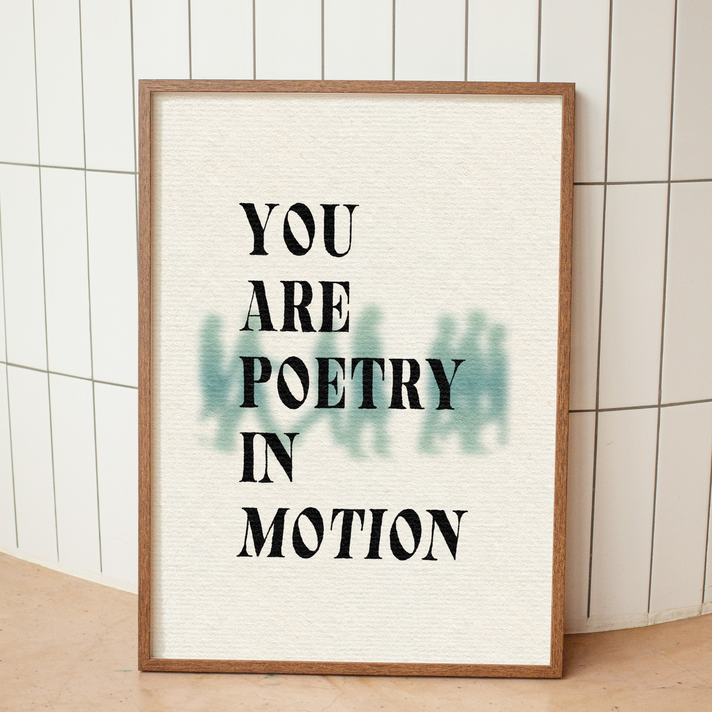 Poetry In Motion Print