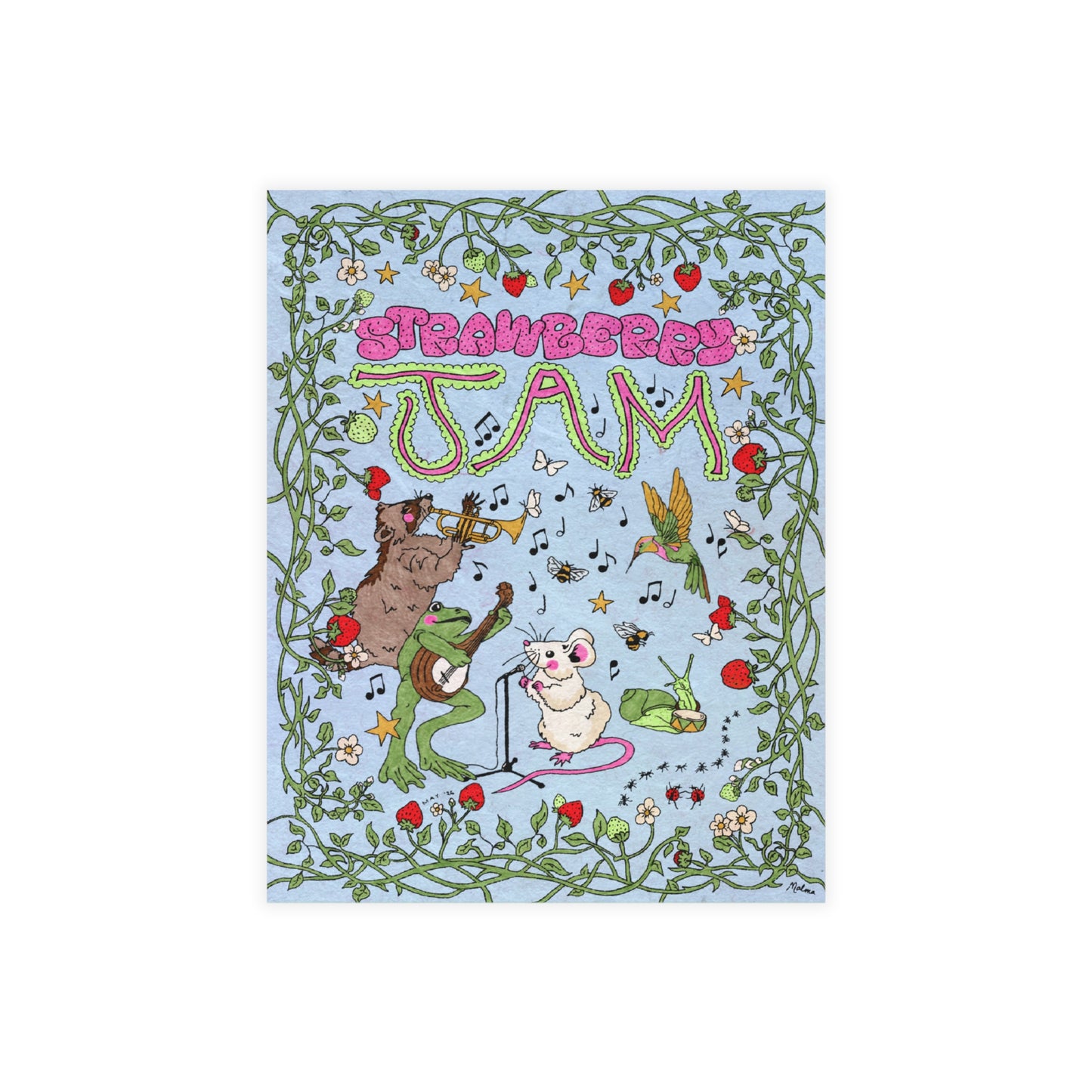 Strawberry Jam Postcard Bundle — 10/30/50 Pack