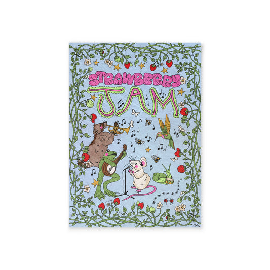 Strawberry Jam Postcard