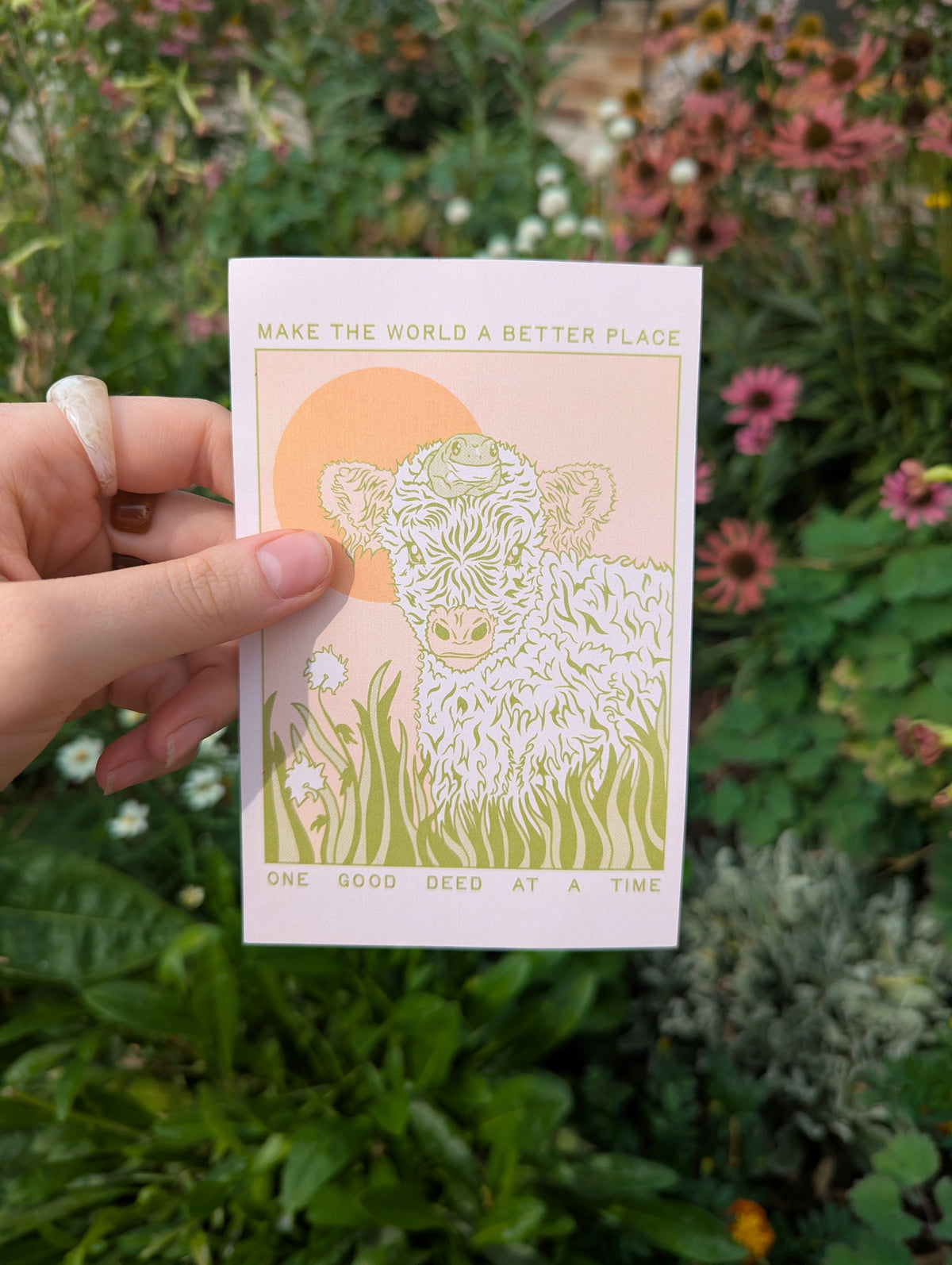 One Good Deed Postcard