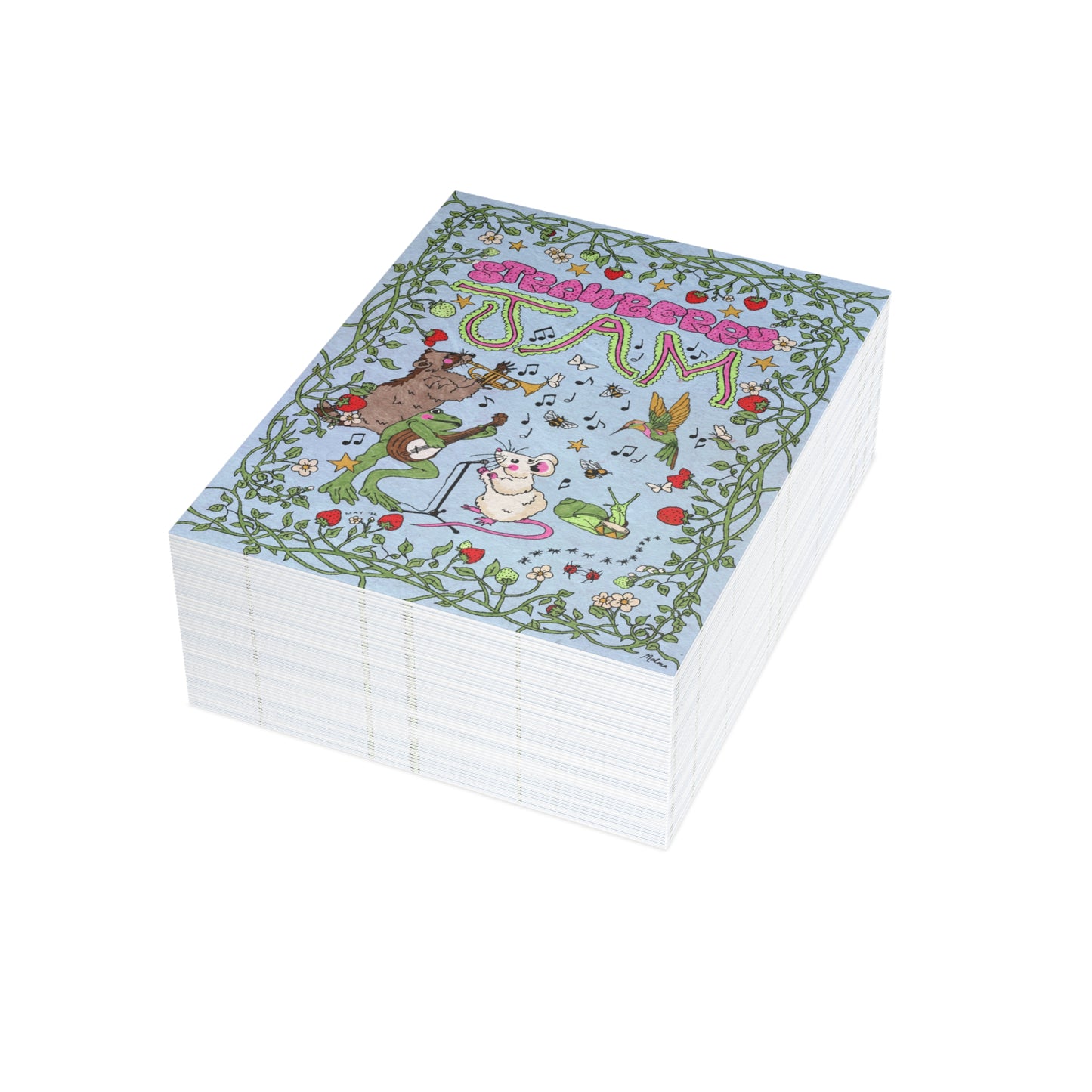 Strawberry Jam Postcard Bundle — 10/30/50 Pack