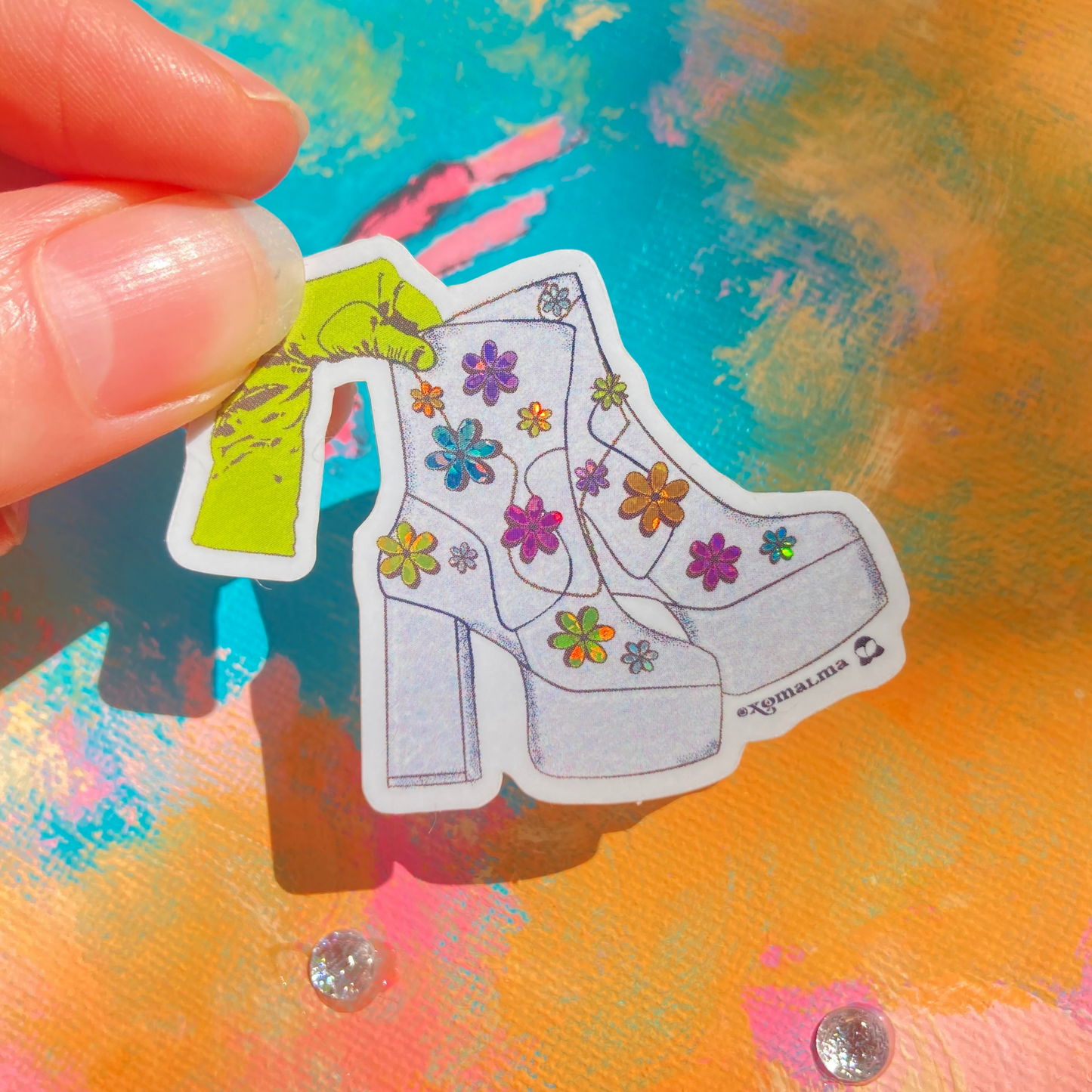 Groovy Boots *Mini* Sticker