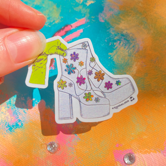 Groovy Boots *Mini* Sticker