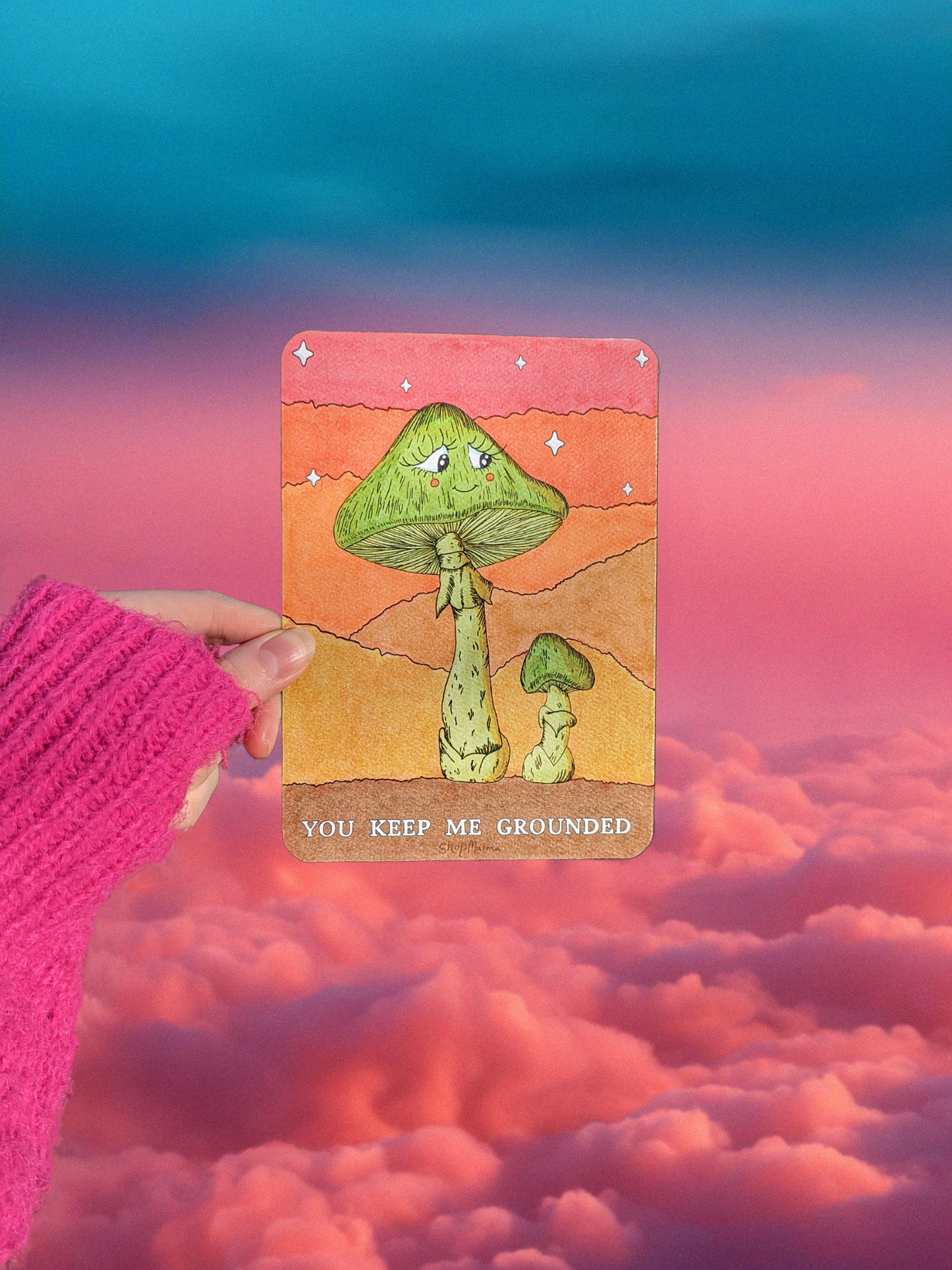 Mushroom Pal 5x7 Print