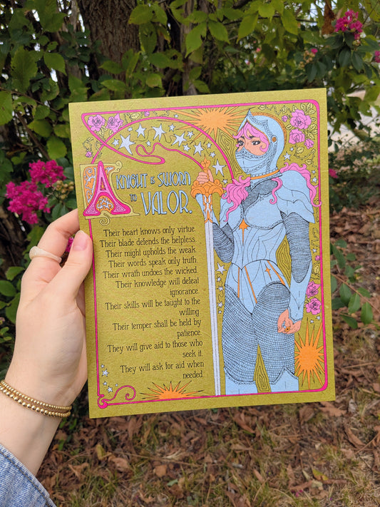 Knight of Reminiscence Print
